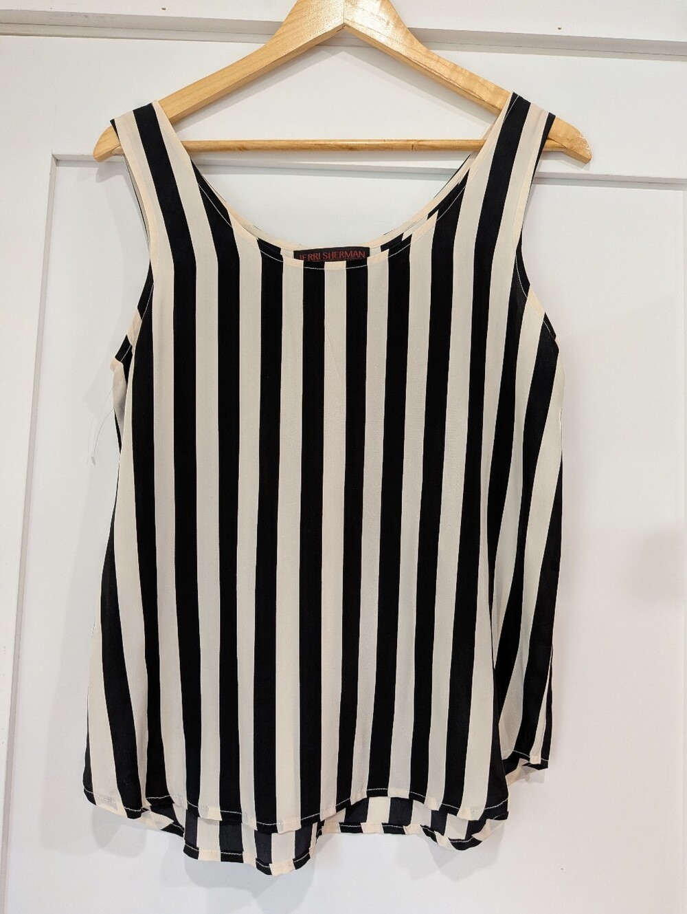 Vintage Jerri sherman 100% Silk Top Sz-6